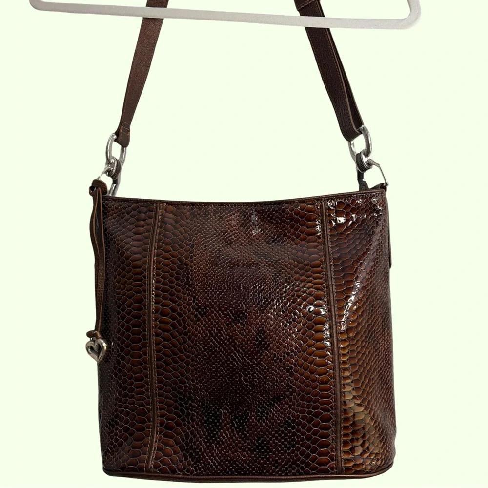 Brighton Leather Hobo Purse